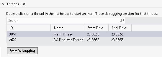 W projekcie MainProcess zaktualizuj wywoanie metody Process.Start: Process.Start("C:/Program Files (x86)/microsoft Visual Studio 11.0/Common7/IDE/devenv.exe", "debugexe \"ChildProcess.