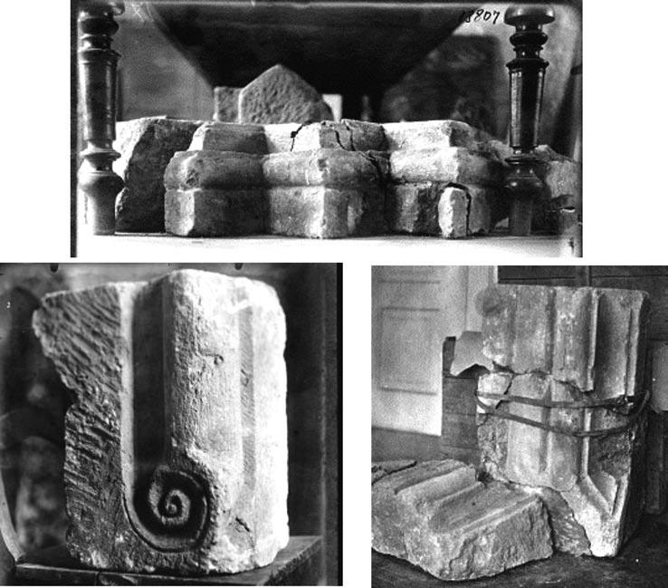 A palatium or a residential complex? 129 Fig. 25. Selected architectural details from Pokryshkin s excavations (photo by P.