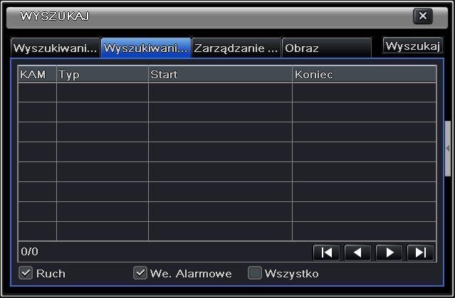rozpoczęcia nagrania lub ustaw czas ręcznie w polu Start.