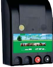 FARMING AN5000 Zasilanie 12V/20V Wytrzymała, wodoodporna obudowa, zabezpieczona przed promieniowaniem UV Przeznaczony do długich ogrodzeń i nadzoru trudnej zwierzyny Wskaźnik stanu akumulatora