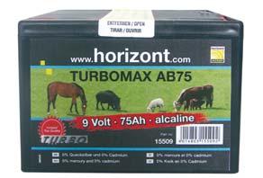 obudowa) 1 15844 TURBOMAX AB120, 9V/120Ah (mała obudowa) 1 15509 TURBOMAX AB75,