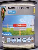 żółto - pomarańczowy ANTIUV Opis Szerokość Kolor Długość 17249 EASY RANGE T10-W 10mm biały 200m 17246 EASY RANGE T10-O 10mm żółto