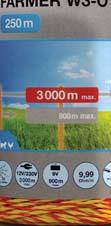 Oporność Max długości ogrodzenia elektryzatory sieciowe i akumulatorowe