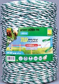 GREEN-POWER R6 6 biało-zielony 5-6mm 200m 1718K-400 GREEN-POWER R6 6 biało-zielony 5-6mm 400m