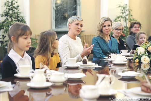 7 lutego gościły wraz z liczną, międzypokoleniową reprezentacją bialczan w Pałacu Prezydenckim, zapraszając Pierwszą Damę Agatę Kornhauser-Duda do odwiedzenia Białej Podlaskiej.