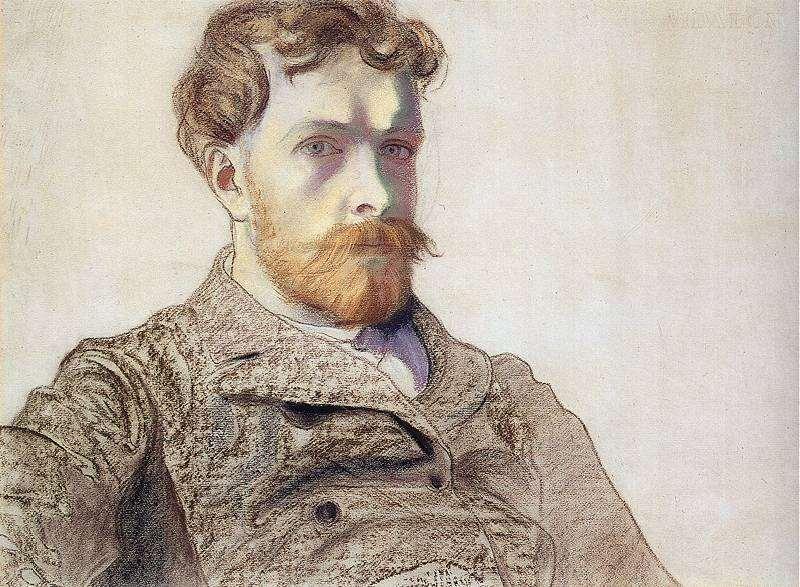 Autoportret. 1903. Pastel.