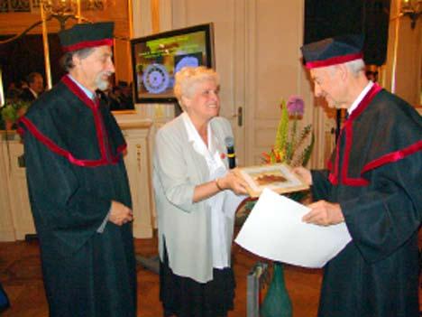 Andrzej Bartke - doktor honoris causa Uniwersytetu Medycznego w Łodzi (18 V 2007) Prof.