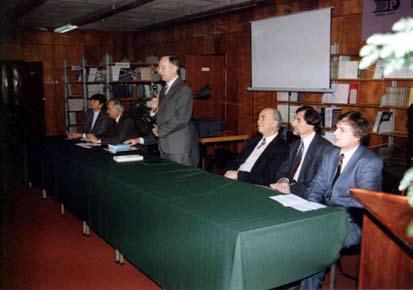JM Rektor prof. dr hab. Jan Berner, prof. dr hab. Julian Liniecki, prof.