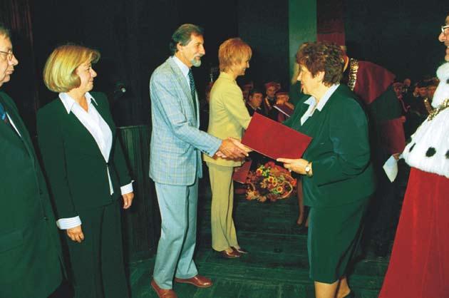 Zygmunt Wyrzykowski, podczas uroczystości nadania tytułu doktora honoris causa prof.