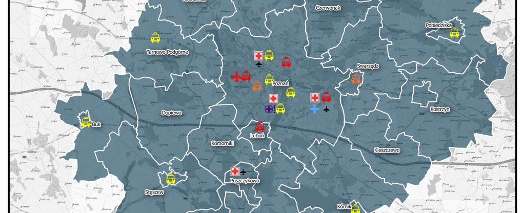 Ratownictwo medyczne w Metropolii Poznań Jednostka terytorialna SOR ZRM S P Buk