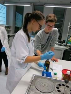 Uczestnicy wykonali izolację własnego DNA, sekcję serca, przeprowadzili szereg reakcji chemicznych i obserwacji mikroskopowych oraz przeprowadzili