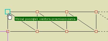 Obciążenia układu prętów współliniowych, z których żaden element nie jest cięgnem, ale niekoniecznie na tym samym ciągu, na którym wskazywaliśmy punkt