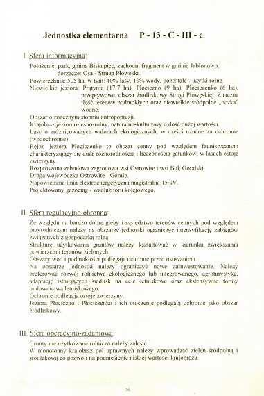 zapis o parkach krajobrazowych w Polsce. 1997r.