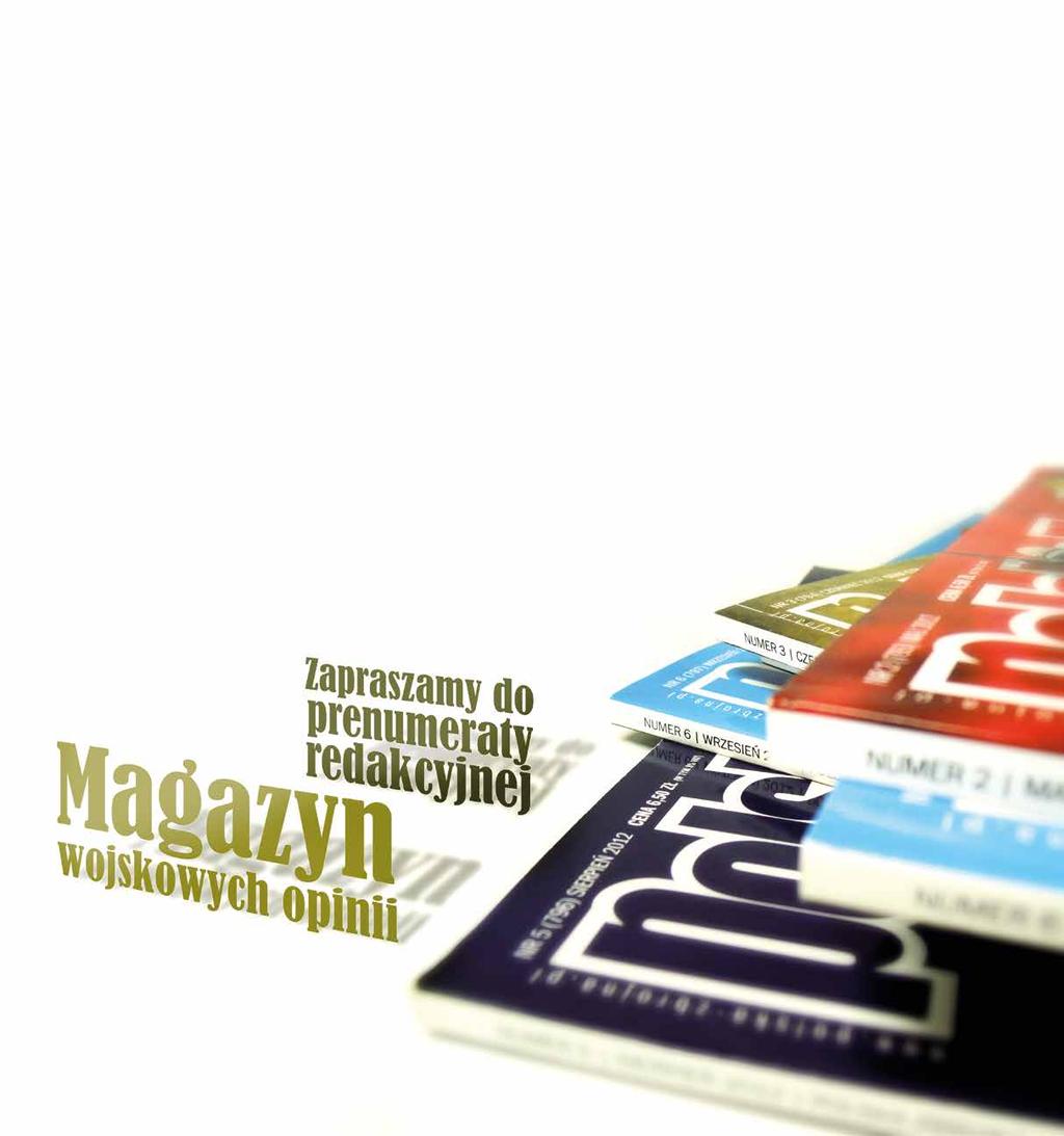 armia Zamówienia można składać: e-mailem: prenumerata@zbrojni.