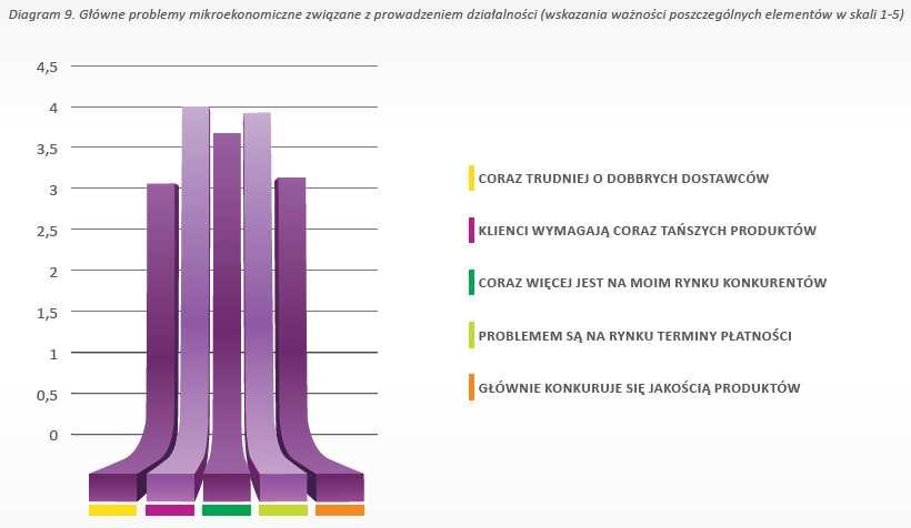 Problemy przedsiębiorców Źródło SFOP Raport o