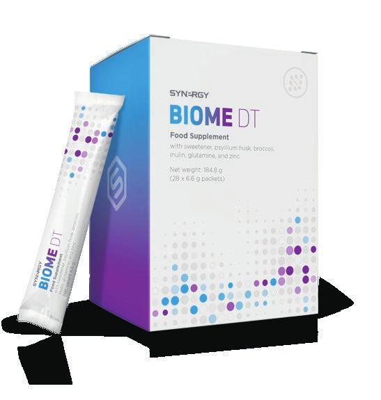 PRODUKTY PURIFY BIOME DT Biome DT to innowacyjny suplement diety łączący w sobie cynk, glutaminę,