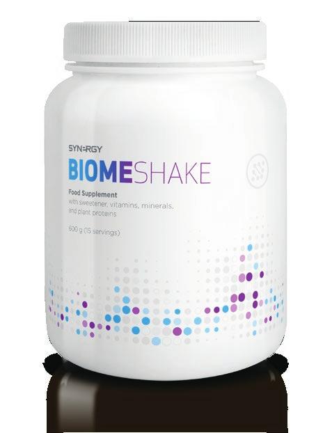 BIOME SHAKE Biome Shake to koktajl bogaty w białko roślinne zawierający kluczowe witaminy i minerały.