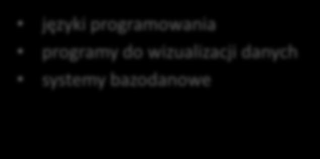 kierunku NALITYKA IZNESOWA języki programowania programy do