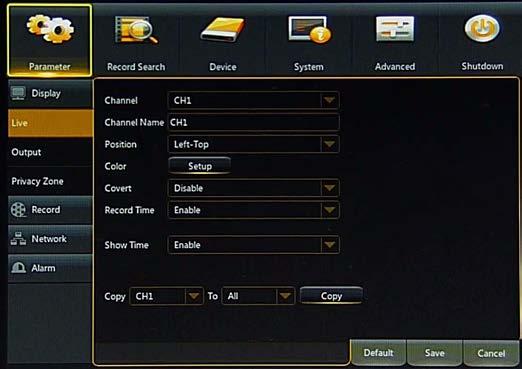 NHDR-3104AHD-II, NHDR-3108AHD-II, NHDR-3116AHD-II User's manual (short) ver. 1.0 DVR MAIN MENU 4.