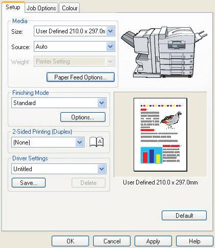 7. W oknie sterownika wybierz jako [Źródło papieru] pozycję [Podajnik uniwersalny]. STEROWNIK PCL DO SYSTEMU WINDOWS 1.