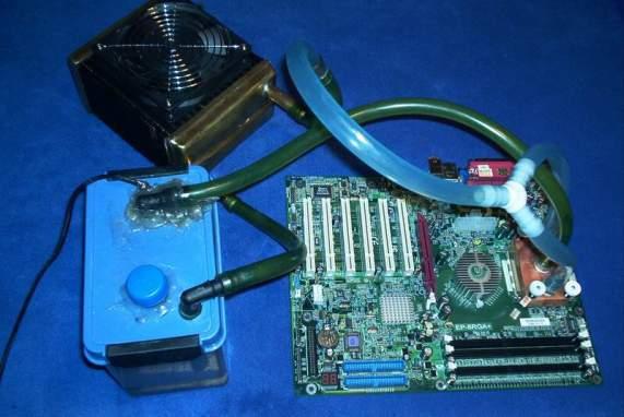 Oto jak wygląda zestaw złożony (zestaw tylko z blokiem na CPU) Zastosowałem tutaj kolejność BLOK