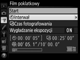 2 Dostosuj ustawienia filmu poklatkowego.
