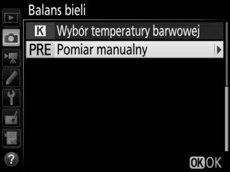 Zarządzanie pozycjami pamięci zmierzonej wartości balansu bieli Kopiowanie balansu bieli ze