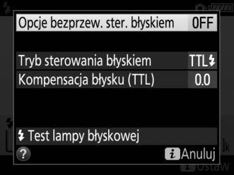 .. 211 1 Wyświetlany w trybie radiowego AWL, gdy wszystkie lampy błyskowe są gotowe. 2 O optycznym AWL informuje ikona Y, o radiowym AWL ikona Z, a o optyczno-radiowym AWL ikony Y i Z.