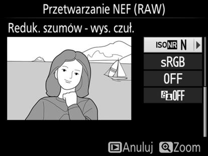 3 Dostosuj ustawienia dla kopii JPEG. Dostosuj ustawienia wymienione poniżej.
