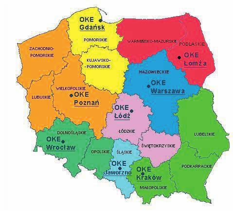 Załączniki ZAŁĄCZNIK 6. Wykaz Okręgowych Komisji Egzaminacyjnych Okręgowa Komisja Egzaminacyjna w Gdańsku http://www.oke.gda.pl/ Okręgowa Komisja Egzaminacyjna w Jaworznie http://www.oke.jaworzno.