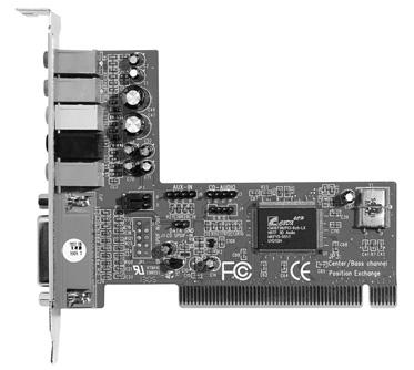 SC002 Sweex 5.1 PCI Sound Card Wstęp Dziękujemy za zakup Sweex 5.1 Sound Card. Karta dźwiękowa Sweex zapewnia uzyskanie dźwięku surround.