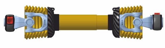 STANDARDOWE WAŁY PRZEGUBOWO-TELESKOPOWE 8 BR+ 1 3/8"z6 1 3/8"z6 kk BR+ 85 kw ( L ) 8 0 25 max.