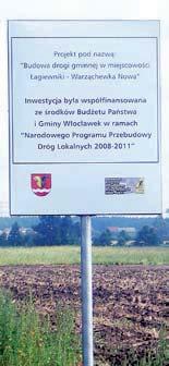 fot. Lidia Pawlak - Na inwestycje gmina Włocławek przeznacza w br. 7.285.000 zł mówi Ewa Braszkiewicz, wójt miny Włocławek. - Większość środków, ponad 4 miliony zł. pochłonie budowa dróg.