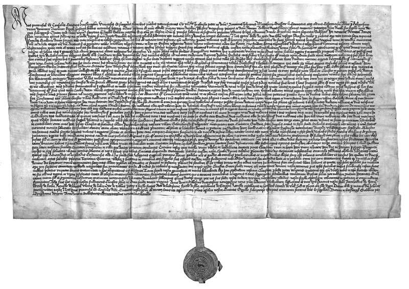 roman stelmach Treść: 1492, 7 I, Jelenia Góra (Hirsberg) Rada miasta Jeleniej Góry potwierdza dokument fundacyjny klasztoru w Krzeszowie, wystawiony przez Bolka I Surowego, księcia świdnickiego w