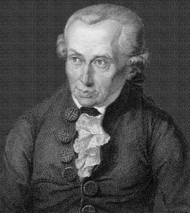 Immanuel Kant (1724-1804) Rysunek: Immanuel Kant - niemiecki filozof, całe życie spędził w prowincjonalnym Koenigsbergu.