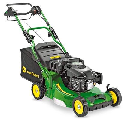 5 PROFESJONALNE KOSIARKI PCHANE C43 1500 m² Szerokość robocza 43 cm Briggs & Stratton ReadyStart z automatycznym ssaniem 2,4 kw / Pojemność zbiornika: 65 litrów Zestaw do mulczerowania: opcja PRO 47V