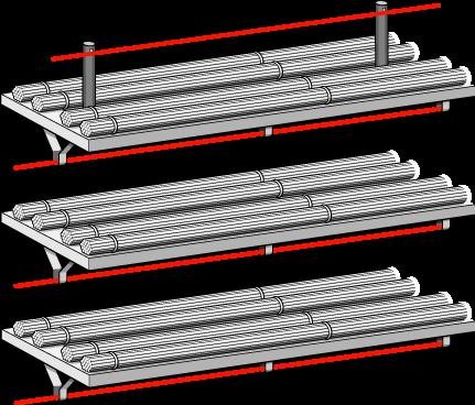 Rozdział 4: Wskazówki dotyczące zastosowań 1200 mm wymagane są dwa ciągi kabla sensorowego, a w przypadku drabinek kablowych o szerokości do 1800 mm trzy ciągi kabla sensorowego itd.).