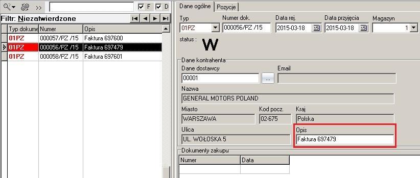 Ad 6. Dodanie LP do wszystkich zestawień systemowych które nie mają formy tabeli przestawnej Od wersji 128 wszystkie zestawienia systemowe, z wyjątkiem tych w formie tabeli przestawnej mają kolumnę