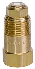 gwint do montażu w ścianę /2" NPT (M) Dysza do wbudowania Integralny filtr /4" NPT