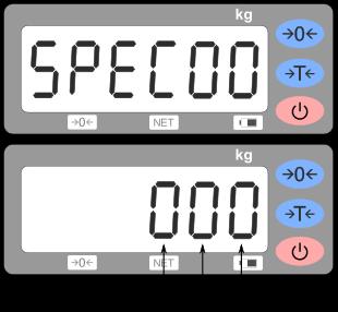 INSTRUKCJA OBSŁUGI DS-676 7. TRYB SPECYFIKACJI UŻYTKOWNIKA.