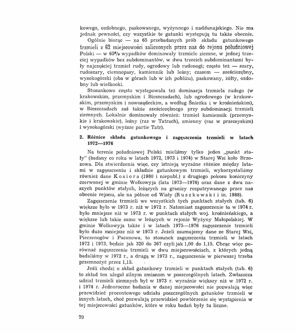 kowego, ozdobnego, paskowanego, wyżynnego i naddunajskiego. Nie ma jednak pewności, czy wszystkie te gatunki występują tu także obecnie.