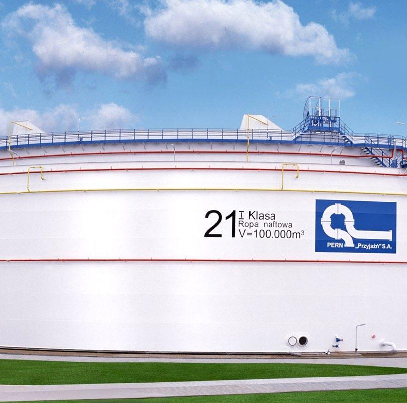 Mostostal Płock SA Zbiorniki przemysłowe Industrial tanks Dostawa i