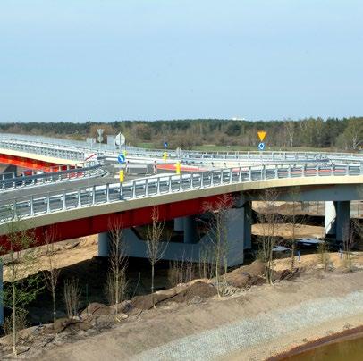 Approach viaduct above the Toruń Route (the first one and probably the only overhead