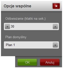 Kliknięcie przycisku Dodaj powoduje wyświetlenie okna konfiguracji nowego planu. Kliknięcie przycisku Usuń powoduje usunięcie z listy wybranego planu.