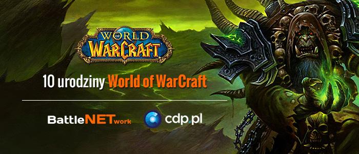 Data publikacji : 02.12.2014 Konkursy z okazji 10 rocznicy World of Warcraft World of Warcraft hucznie obchodzi swoje 10 urodziny.