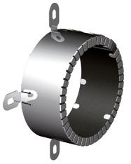 Zapewnia bezpieczeństwo pożarowe do 120 minut. Wymiary Waga PLN/szt. 527407 Knauf Firecollar RORCOL V30 DN16 40 0,064 kg/szt. 50 85,90 527408 Knauf Firecollar RORCOL V30 DN 50 56 0,083 kg/szt.