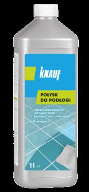 CZYSZCZENIE, OCHRONA I PIELĘGNACJA / PIELĘGNACJA KNAUF OLEJ DO KLINKIERU Gotowy do użycia środek pielęgnacyjny do odświeżania barwy i pogłębiania struktury koloru płytek i cegieł klinkierowych,