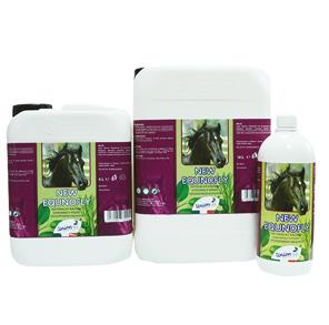 Ochrona przed insektami NEW EQUINOFLY NATURALNY LOTION PRZECIWKO NATRĘTNYM INSEKTOM > ODSTRASZA latające insekty jak muchy, komary i bąkowate > Jest bardziej skuteczny dzięki obecności trawy