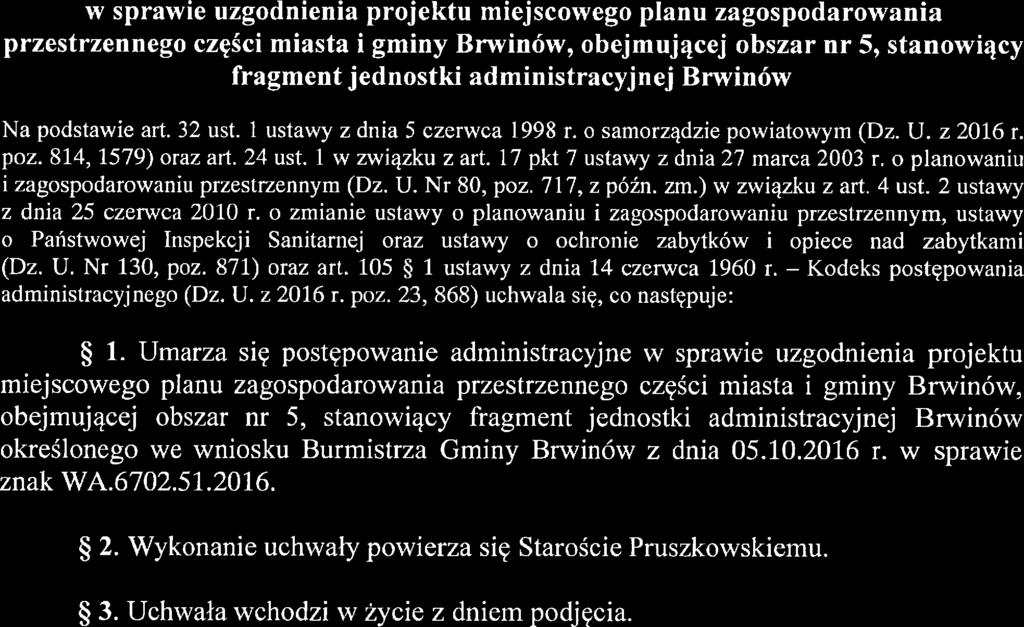 l.jchwała Nr...1;%9../...&4$1...../20ió Zarządu Powiatu Pruszkowskiego z dnia...3..''11.