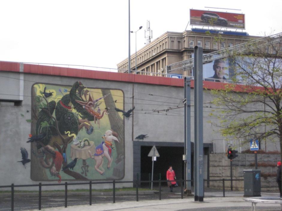 Inne - Rondo Mogilskie mural